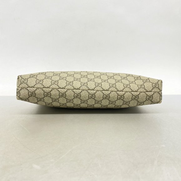 Gucci Shoulder Bag GG Supreme 388924 Brown Champagne Men's Women's - Picture 3 of 12